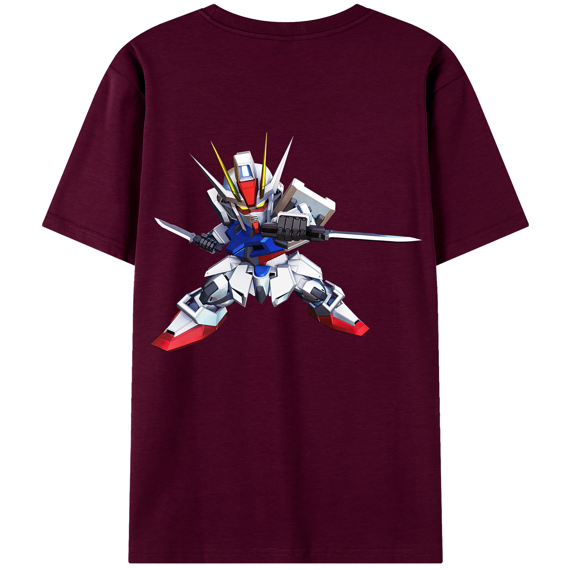 （画像用） 機動戦士ガンダム Mobile Suit Gundam レディース半袖Tシャツ(バックプリント)